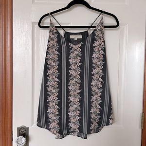 LOFT - Floral Blouse/Tank, Size: M